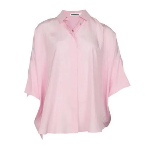 Jil Sander Pre-owned Pre-owned Silk tops Pink, Dam