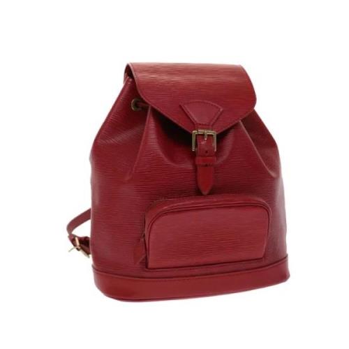 Louis Vuitton Vintage Pre-owned Läder ryggsckar Red, Dam