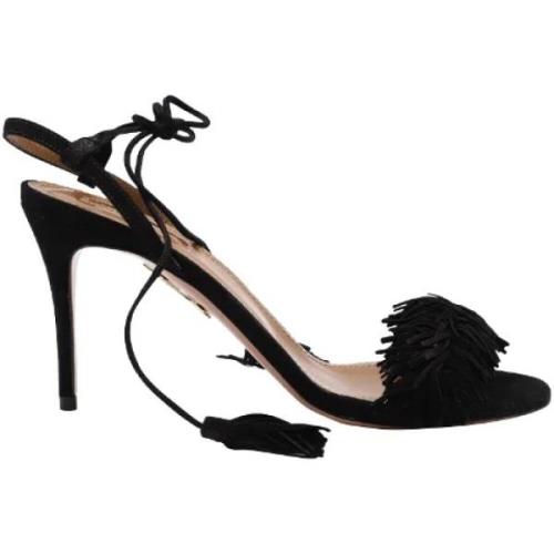 Aquazzura Pre-owned Pre-owned Sandaler Black, Dam