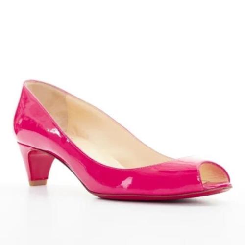 Christian Louboutin Pre-owned Pre-owned Läder klackskor Pink, Dam