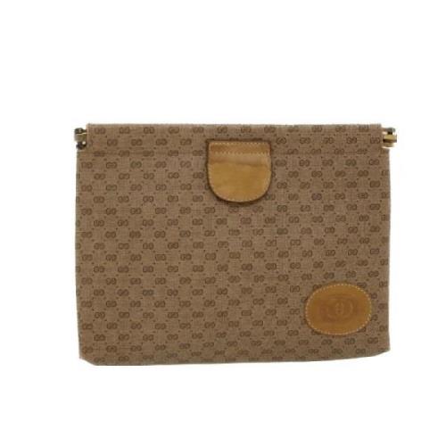 Gucci Vintage Pre-owned Läder gucci-vskor Beige, Dam