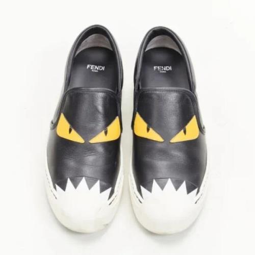 Fendi Vintage Pre-owned Läder sneakers Black, Dam