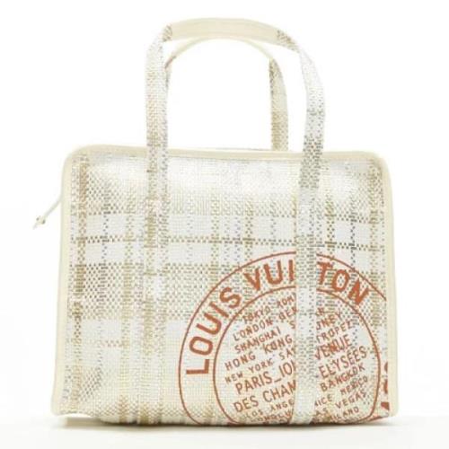 Louis Vuitton Vintage Pre-owned Läder handvskor White, Dam