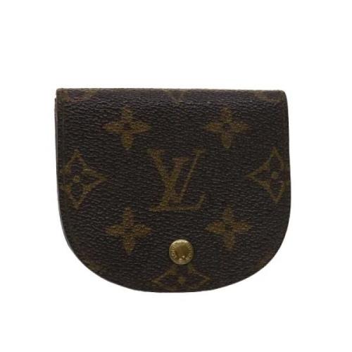 Louis Vuitton Vintage Monogram Canvas Myntplånbok Brown, Dam