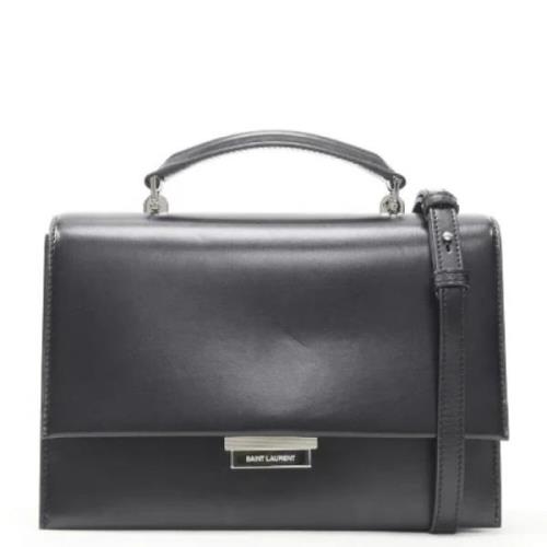 Saint Laurent Vintage Pre-owned Läder crossbodyvskor Black, Dam