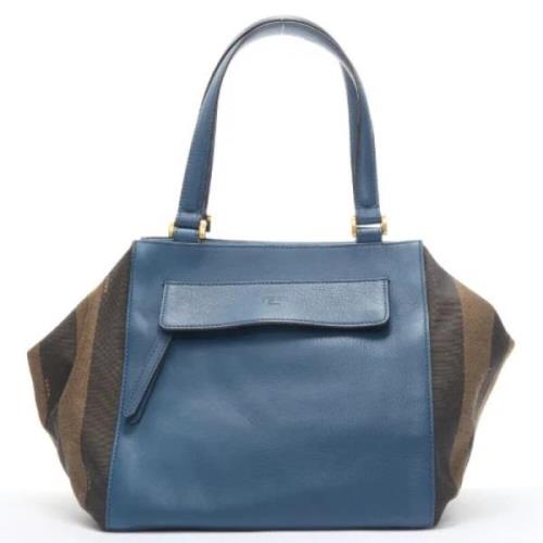 Fendi Vintage Pre-owned Läder fendi-vskor Blue, Dam