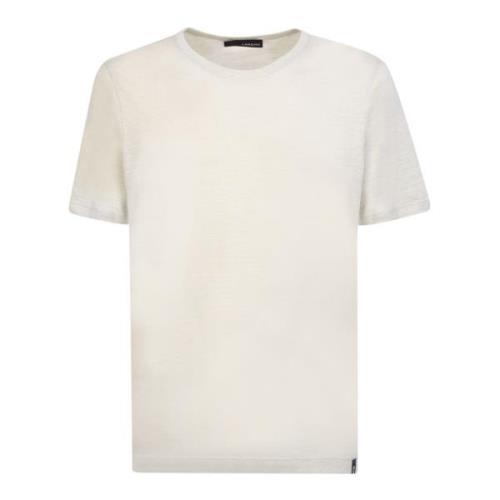 Lardini T-Shirts White, Herr