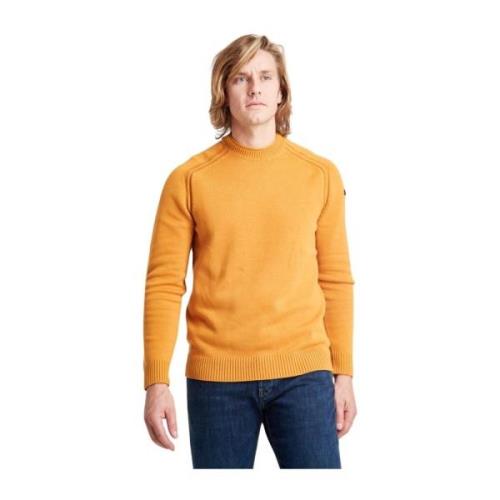 RRD Enfärgad Bomull Crewneck Tröja Orange, Herr