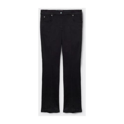 Elena Mirò Stiliga Denim Jeans Black, Dam