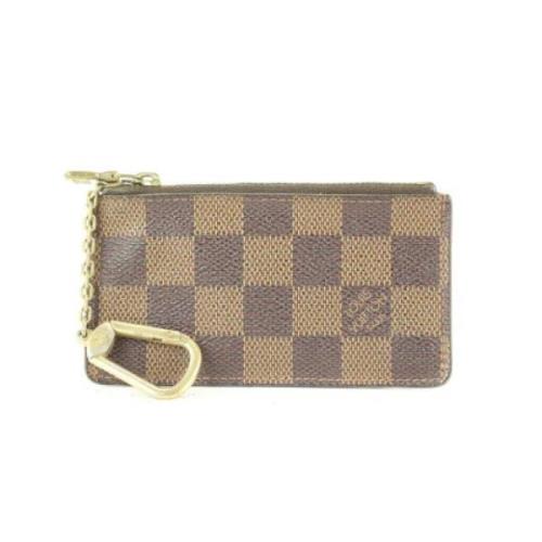 Louis Vuitton Vintage Canvas Nyckelhållare, Begagnade, Tillverkade i S...