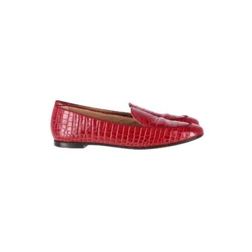 Aquazzura Pre-owned Pre-owned Läder lgskor Red, Dam