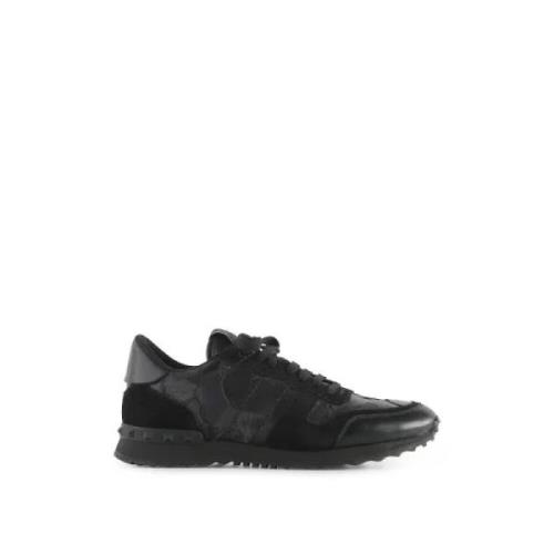 Valentino Vintage Pre-owned Läder sneakers Black, Dam