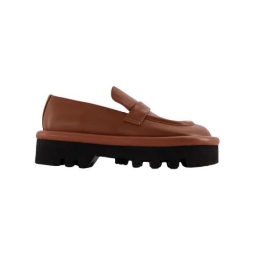 JW Anderson Pre-owned Pre-owned Läder lgskor Brown, Dam