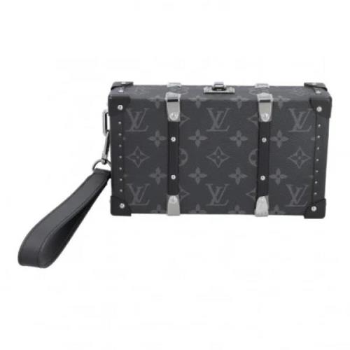 Louis Vuitton Vintage Pre-owned Canvas kuvertvskor Black, Dam