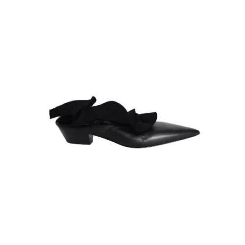 Jil Sander Pre-owned Pre-owned Läder klackskor Black, Dam