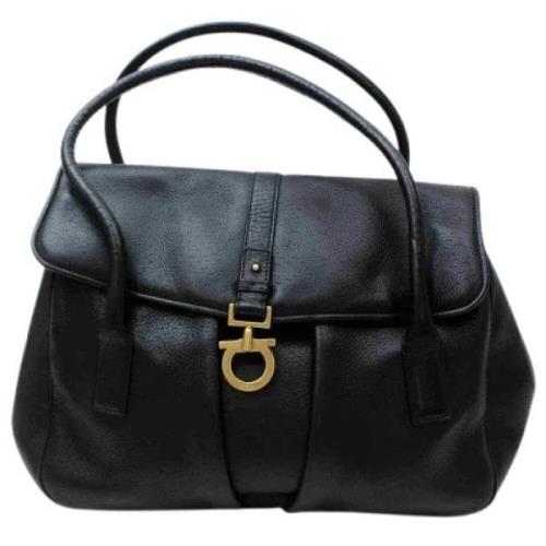 Salvatore Ferragamo Pre-owned Pre-owned läderhandväskor Black, Dam