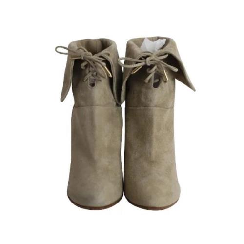 Aquazzura Pre-owned Pre-owned Mocka stvlar Beige, Unisex