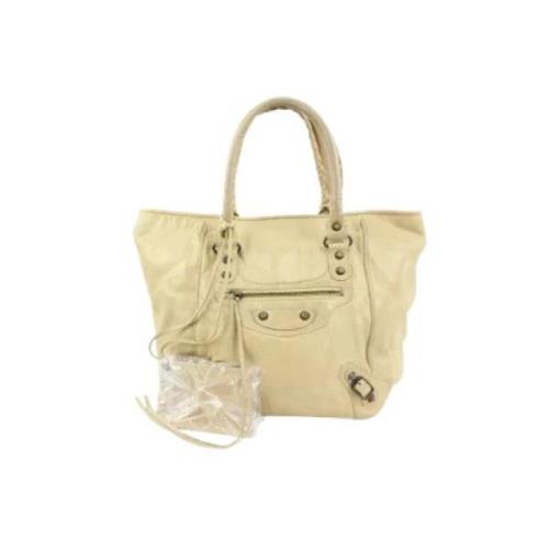 Balenciaga Vintage Begagnad handväska Beige, Dam