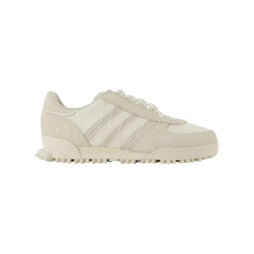 Y-3 Off White Läder Sneakers White, Dam