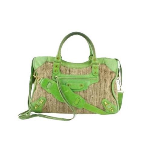 Balenciaga Vintage Begagnad handväska Green, Dam