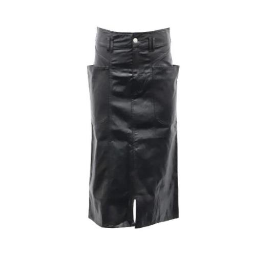 Isabel Marant Pre-owned Pre-owned Plast nederdelar Black, Dam