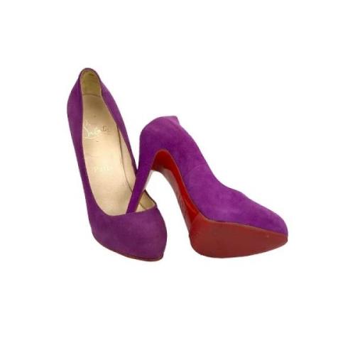 Christian Louboutin Pre-owned Pre-owned Sandaler Purple, Dam