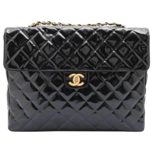 Chanel Vintage Begagnad Axelväska Black, Dam