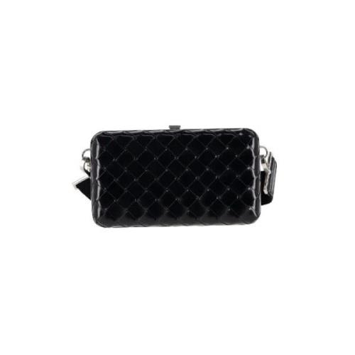 Bottega Veneta Vintage Pre-owned Läder crossbodyvskor Black, Dam