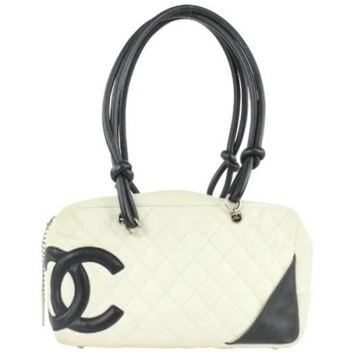 Chanel Vintage Begagnad Handväska, DatoCode/Serienummer: 9690422 White...