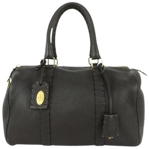 Fendi Vintage Pre-owned Läder handvskor Black, Dam