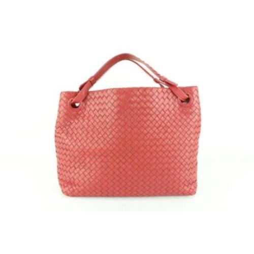 Bottega Veneta Vintage Vintage Begagnad Läderhandväska Pink, Dam