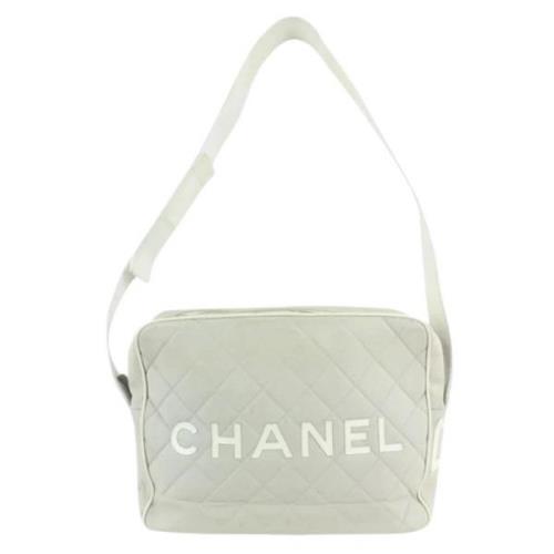 Chanel Vintage Begagnad Axelväska Gray, Dam