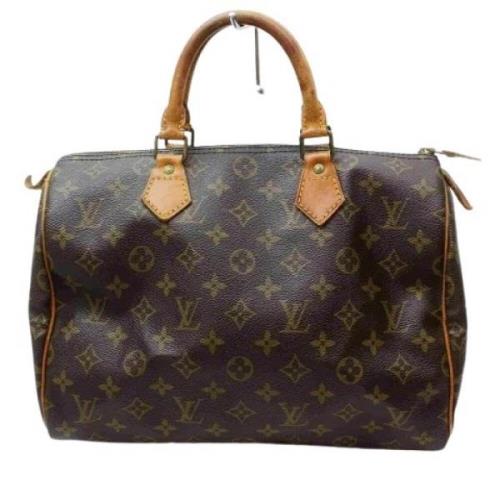 Louis Vuitton Vintage Monogram Speedy 30 Handväska Brown, Dam