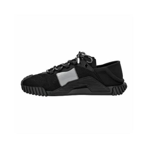 Dolce & Gabbana Pre-owned Pre-owned Tyg sneakers Black, Dam