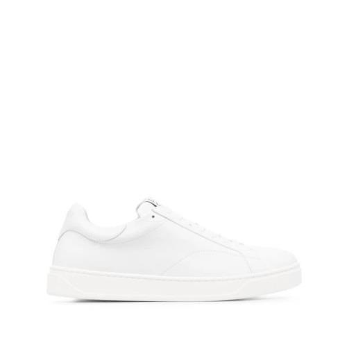 Lanvin Uppgradera ditt sneaker-spel med vita lädersneakers White, Herr