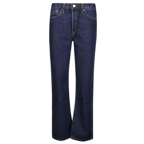 Re/Done Heritage Rinse High Rise Loose Jeans Blue, Dam