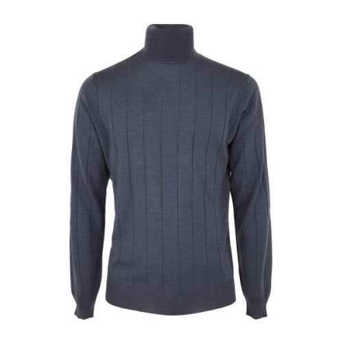 Filippo De Laurentiis Stål Merino Turtleneck Tröja Gray, Herr