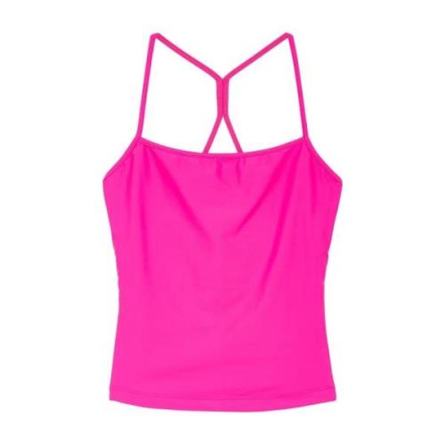 Maliparmi M?ngsidig Korsrygg Stretch Top Pink, Dam