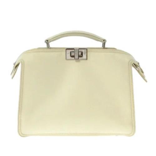 Fendi Vintage Pre-owned Nylon fendi-vskor White, Dam