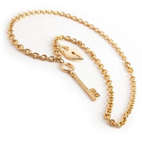 Givenchy Pre-owned Pre-owned Metal necklaces Yellow, Dam