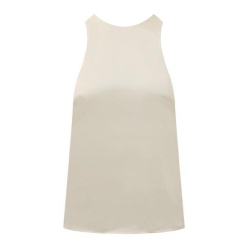 Loulou Studio Sleeveless Tops Beige, Dam