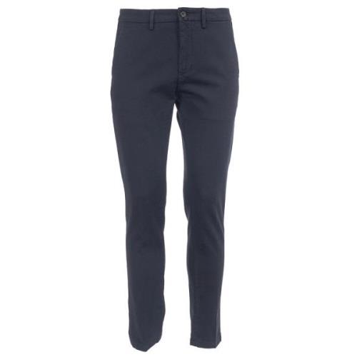 Siviglia Slim Fit Carducci Byxor i Bomull Blue, Herr