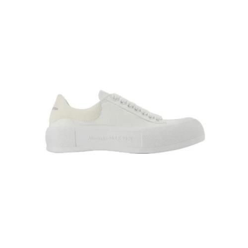 Alexander McQueen Pre-owned Pre-owned Läder sneakers White, Dam