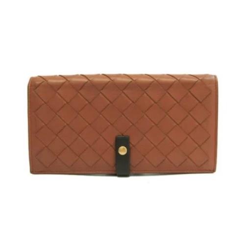 Bottega Veneta Vintage Förägad Brunläder Bottega Veneta Plånbok Brown,...