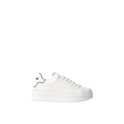 Gaëlle Paris Eco-Läder Sneakers med Gummiklack White, Dam