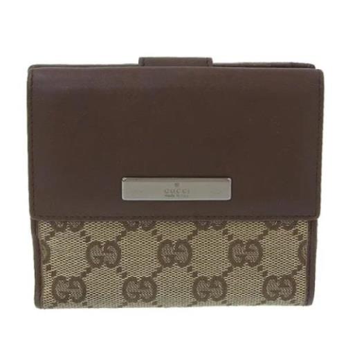 Gucci Vintage Begagnade plånböcker Brown, Dam