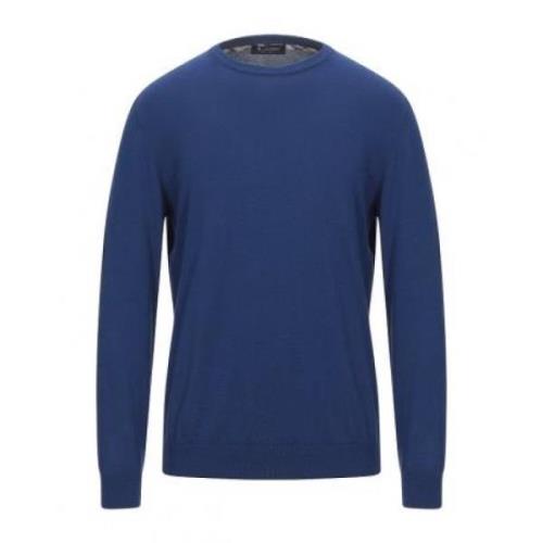 Aquascutum Stickkläder Blue, Herr