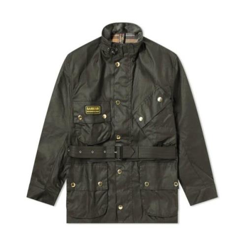 Barbour Original Vaxjacka Sage-42 Green, Herr