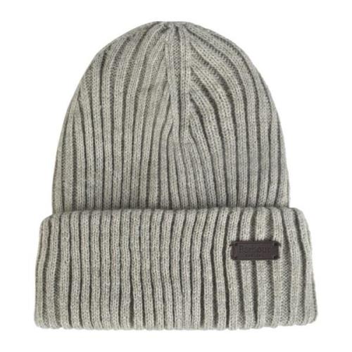 Barbour Grå Beanie Halsduk Set Gray, Herr