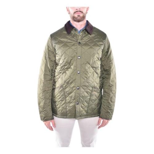 Barbour Quiltad jacka med knappstängning Green, Herr